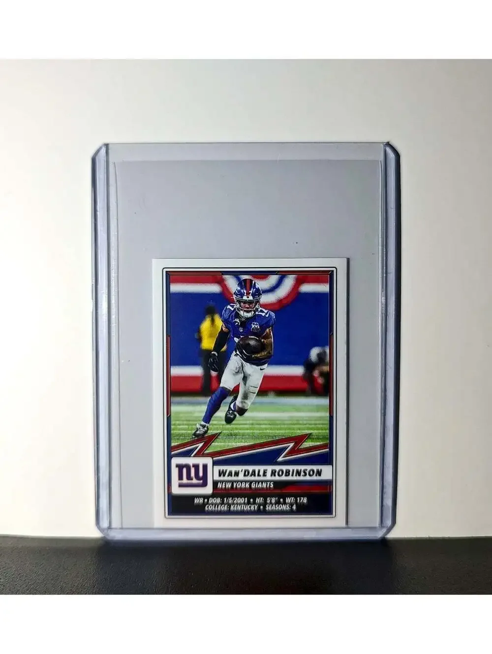Wan'Dale Robinson 2025 Panini NFL #316 Sticker New York Giants